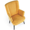 На фото вид сверху кресла DELGADO HALMAR (желтый)