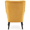 На фото вид сзади кресла DELGADO HALMAR (желтый)