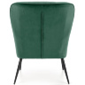 На фото вид сзади кресла VERDON HALMAR (зеленый)