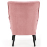 На фото вид сзади кресла DELGADO HALMAR (розовый)