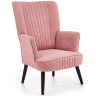 Фото кресла DELGADO HALMAR в обивке розового цвета