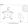 На фото инструкция по сборке кресла VERDON HALMAR (серый)