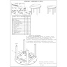 На фото инструкция по сборке обеденного стола RINGO HALMAR (стр. 1/4)