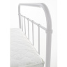 На фото вигляд збоку узголів'я ліжка LINDA HALMAR 120 (білий)
