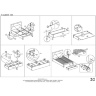 На фото инструкция по сборке кровати  VALERY HALMAR 160 (стр. 2/2)