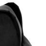 На фото спинка розкладного крісла AGUSTIN 2 HALMAR з обивкою із велюрової тканини чорного кольору