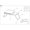 Инструкция по сборке стола для ноутбука B-19 HALMAR
