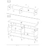 Инструкция по сборке навесной ТВ тумбы LIVO RTV-160W HALMAR (стр. 4/6)