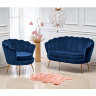 Фото крісла AMORINITO HALMAR (синій) в комплекті з диваном AMORINITO HALMAR