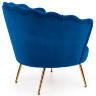 На фото тильна сторона крісла AMORINITO HALMAR (синій)