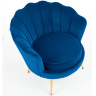 На фото вигляд зверху крісла AMORINITO HALMAR (синій)