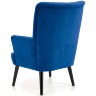 На фото тильна частина крісла DELGADO HALMAR (синій) 