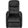 На фото розкладне крісло FELIPE 2 HALMAR (чорний)