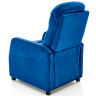 На фото тильна частина розкладного крісла FELIPE 2 HALMAR (синій)