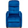 На фото розкладне крісло FELIPE 2 HALMAR (синій)