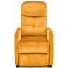 На фото розкладне крісло FELIPE 2 HALMAR (жовтий)