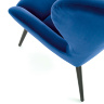 На фото вигляд зверху ніжок крісла TYRION HALMAR (синій)