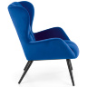 На фото вигляд збоку крісла TYRION HALMAR (синій)