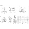 Инструкция по сборке офисного кресла CARLOS HALMAR (светло-коричневый) 
