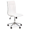 Кресло офисное PORTO HALMAR с обивкой из экокожи белого цвета