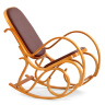 Кресло-качалка MAX BIS PLUS HALMAR из натурального гнутого дерева цвета ольха