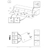 Инструкция по сборке навесной ТВ тумбы LIVO RTV-160W HALMAR (стр. 6/6)