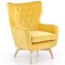 Кресло MARVEL HALMAR (желтый / натуральный)