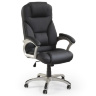 Кресло офисное DESMOND HALMAR с обивкой из экокожи черного цвета