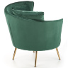 Фото тыльной части кресла ALMOND HALMAR (зеленый)