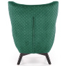 На фото вид сзади кресла MARVEL HALMAR (зеленый / черный)
