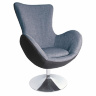 Кресло BUTTERFLY HALMAR с обивкой из ткани серого цвета