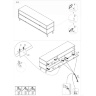 На фото инструкция по сборке тумбы ТВ NEST RTV-1 HALMAR (стр. 3/5)