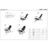 На фото инструкция по сборке кресла-качалки MAX BIS PLUS HALMAR (венге)