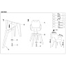 Инструкция по сборке кресла SAFARI HALMAR (серый)