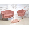 Фото кресла AMORINITO HALMAR (розовый) в комплекте с креслом AMORINITO XL HALMAR (розовый)