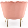 На фото вид сзади кресла AMORINITO HALMAR (розовый)