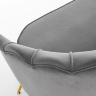Фото спинки кресла AMORINITO XL HALMAR (серый)