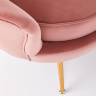 На фото ножка кресла AMORINITO XL HALMAR (розовый)