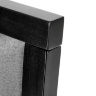 На фото покриття деревʼяного стільця SYLWEK 1 HALMAR  (чорний / сірий)