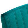 На фото спинка деревʼяного стільця DIEGO 2 HALMAR (чорний / зелений)