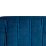 На фото тканина деревʼяного стільця DIEGO 2 HALMAR (чорний / синій)