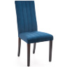 На фото деревʼяний стілець DIEGO 2 HALMAR (чорний / синій)