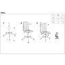 Инструкция по сборке офисного кресла TIROL HALMAR (серый)