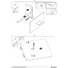 На фото инструкция по сборке столика SIGMA HALMAR  (дуб сонома/белый) (стр. 5/7)