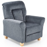 Фото раскладного кресла BARD HALMAR с обивкой из полипропиленовой ткани серого цвета