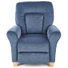 На фото вид спереди раскладного кресла BARD HALMAR (синий)