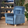 Фото раскладного кресла BARD HALMAR (синий) в интерьере