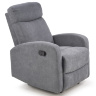 Фото кресла OSLO 1S HALMAR с обивкой из ткани серого цвета