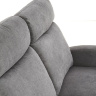 На фото спинка двухместного дивана OSLO 2S HALMAR (серый)