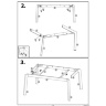 На фото инструкция по сборке стола ROIS HALMAR (стр. 2/5)